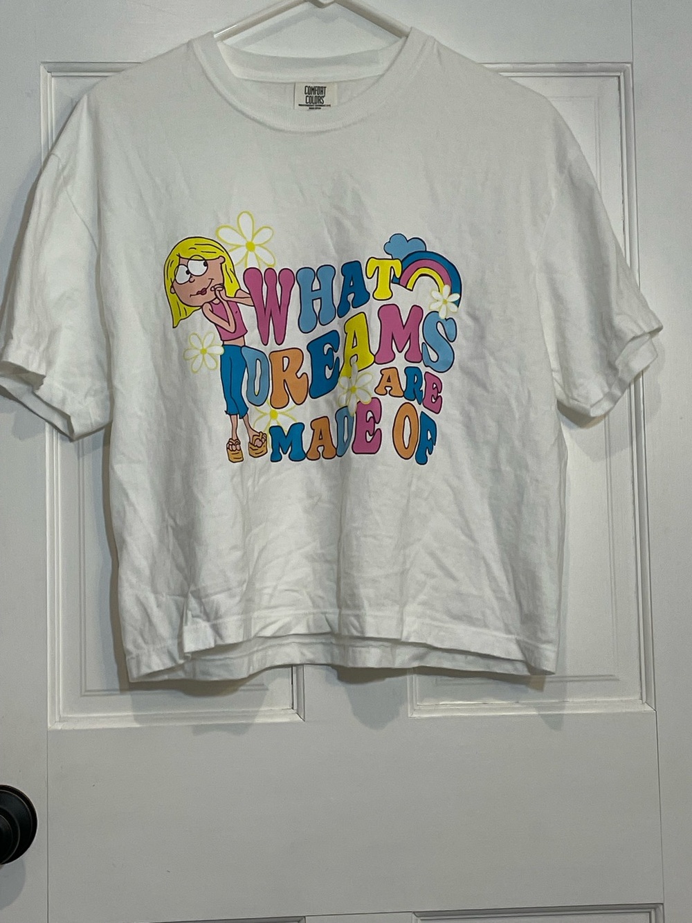 Disney Lizzie McGuire What Dreams Are Made Of Graphic T-Shirt Women’s L White